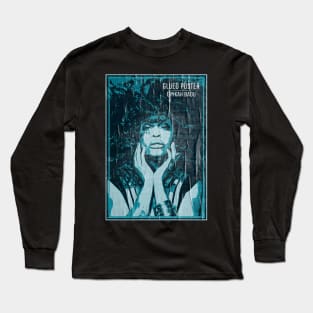 erykah badu // glued poster faded style Long Sleeve T-Shirt